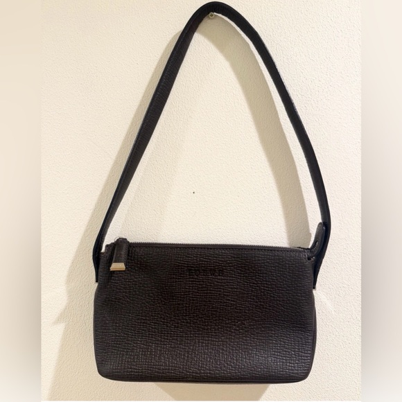 Loewe Handbags - Loewe Women's Brown Leather Shoulder Bag Y2K